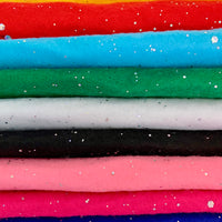 Felt Glitter Sheets Multi x 10 Piece Pack