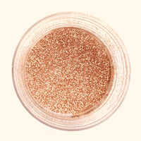 Ultra fine glitter jar in rose gold by Craftworkz