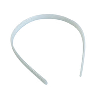 Plastic self cover head bands 12mm wide.