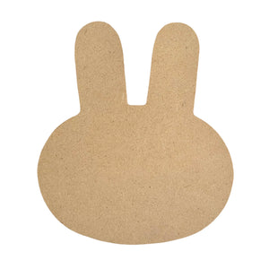 Australian made MDF bunny face shape.