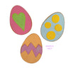 Decorated MDF Egg shape samples