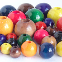 Wooden Beads Round 40mm x 50pc