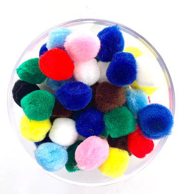 Crafting Glitter Pom Poms Balls Cat Toys Crafts 2 50mm 