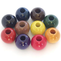 Wooden Beads Round 14mm x 100pc