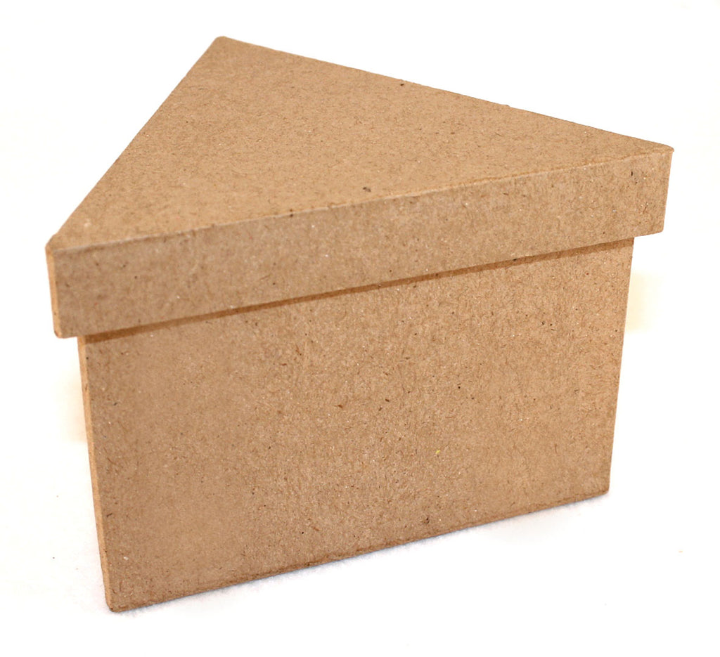 Paper Mache Boxes Triangle Shape