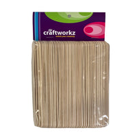 Craftworkz natural coloured jumbo craft sticks 100 piece.