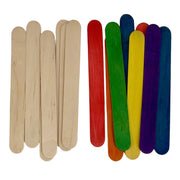 Craftworkz jumbo craft sticks natural and multi coloured.