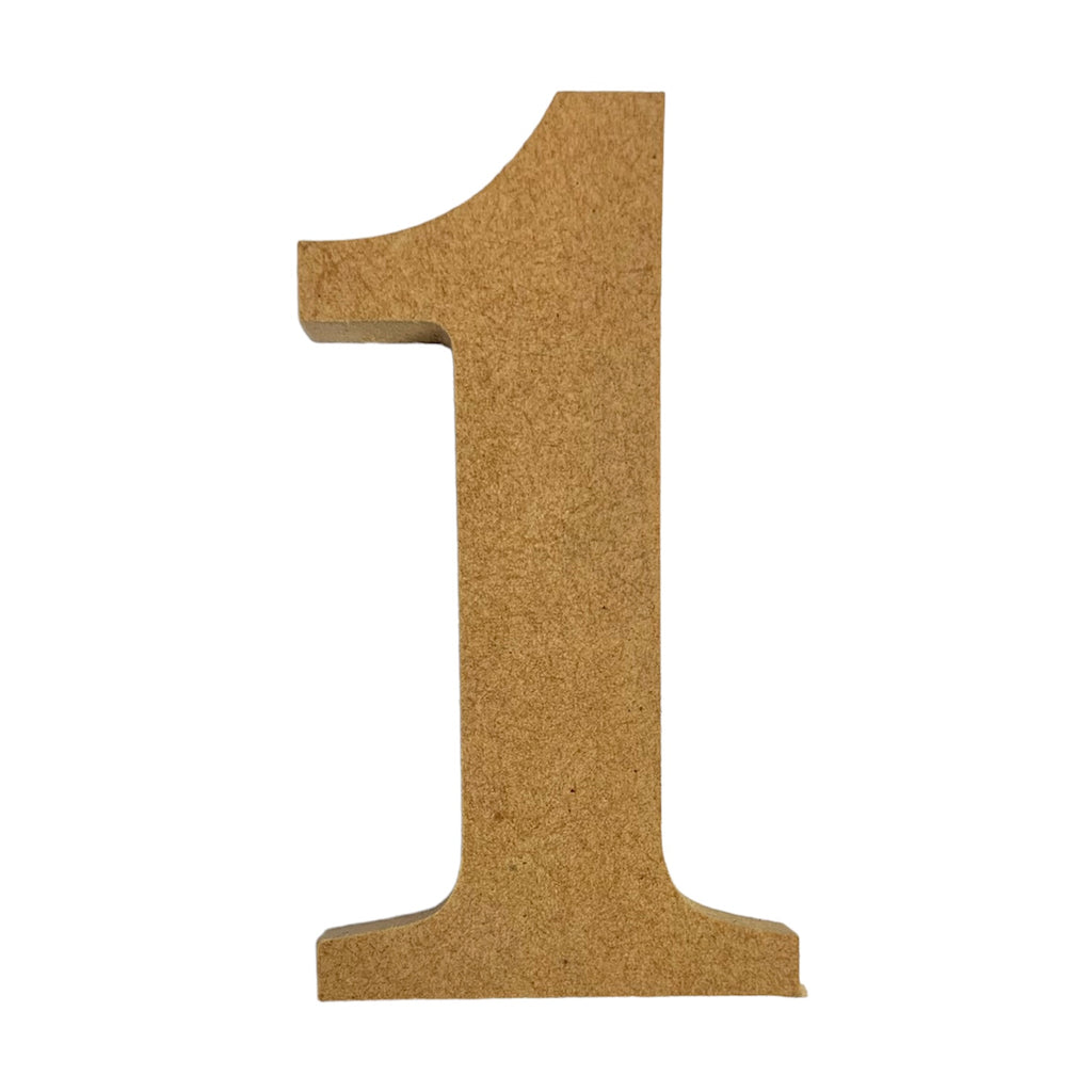 Mdf Numune MDF Numbers 170mm x 12mm Thick | Craftworkz