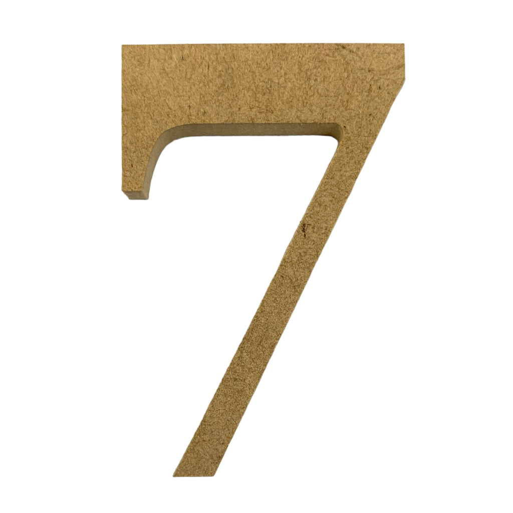 MDF Numbers 90mm x 6mm Thick | Craftworkz