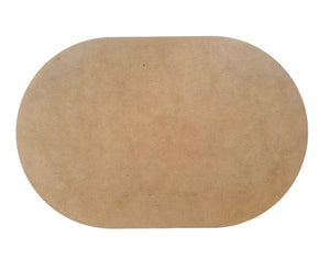 Placemat MDF oval  WS009