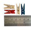 Size of Ultra mini 25mm wooden pegs by Craftworkz