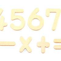 Wooden Numbers 25mm x 3mm Thick